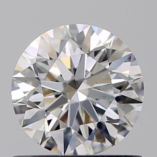 0.70 Carat Round F VS1 EX GIA Natural Diamond