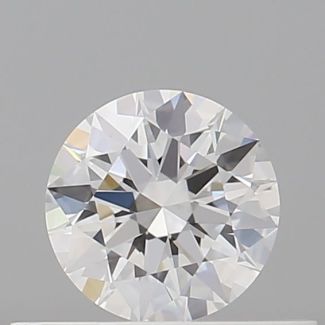 0.34 Carat Round D VVS1 EX GIA Natural Diamond