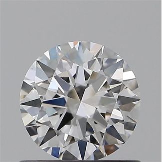 0.56 Carat Round E VS1 EX GIA Natural Diamond