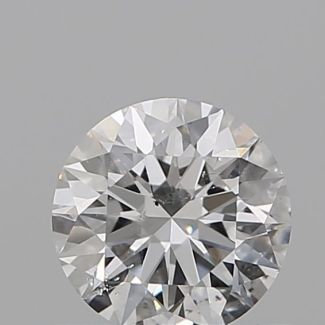 0.5 Carat Round F SI2 EX GIA Natural Diamond