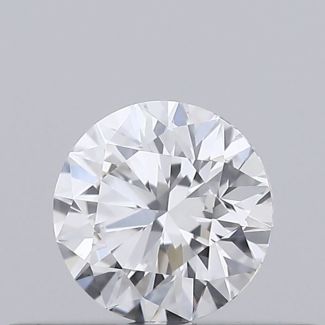 0.2 Carat Round D VVS2 EX VG GIA Natural Diamond