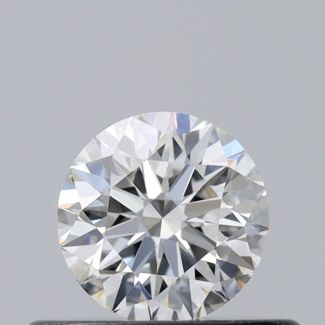 0.31 Carat Round F IF EX GIA Natural Diamond