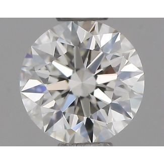 0.41 Carat Round G VVS1 EX IGI Natural Diamond