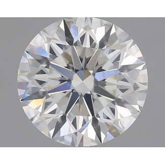 1.24 Carat Round E VVS2 EX GIA Natural Diamond