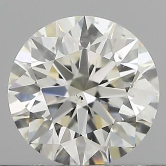 0.53 Carat Round H VS2 EX IGI Natural Diamond