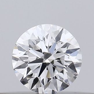 0.18 Carat Round D VS2 EX GIA Natural Diamond