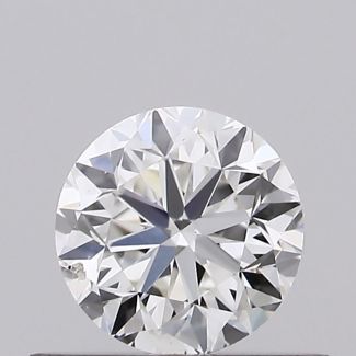 0.4 Carat Round G SI1 GD EX VG GIA Natural Diamond