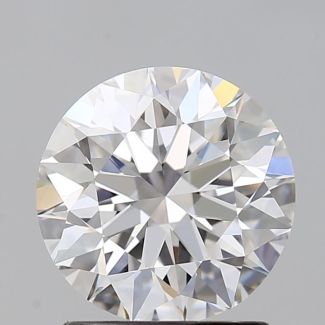 1.51 Carat Round D VVS2 EX GIA Natural Diamond