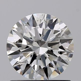 0.82 Carat Round I SI1 EX GIA Natural Diamond