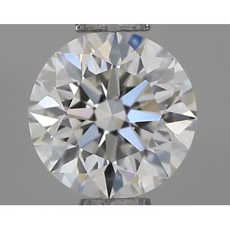 0.45 Carat Round H VVS1 EX GIA Natural Diamond