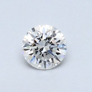 0.42 Carat Round F SI1 VG EX GIA Natural Diamond