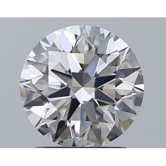 1.51 Carat Round G VVS2 EX GIA Natural Diamond