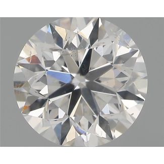 0.70 Carat Round F SI2 VG EX GIA Natural Diamond