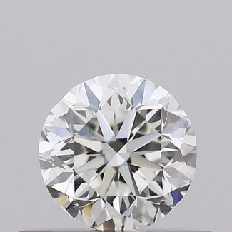 0.4 Carat Round H VVS2 GD EX VG GIA Natural Diamond