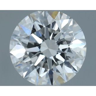 0.81 Carat Round F VVS1 EX GIA Natural Diamond