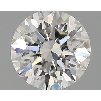 0.46 Carat Round H VVS1 EX GIA Natural Diamond