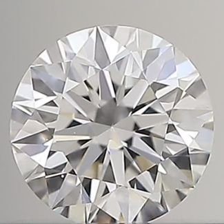 0.28 Carat Round F VVS1 EX GIA Natural Diamond