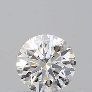 0.36 Carat Round H VVS2 EX GIA Natural Diamond