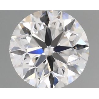 0.51 Carat Round D SI1 VG EX GIA Natural Diamond