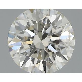 0.32 Carat Round H SI2 EX IGI Natural Diamond