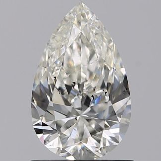 0.90 Carat Pear I SI2 - VG GIA Natural Diamond