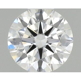 0.32 Carat Round F VVS1 EX GIA Natural Diamond