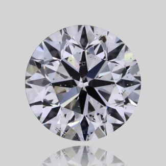 0.57 Carat Round I SI2 VG EX GIA Natural Diamond