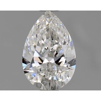 0.70 Carat Pear F SI1 - EX VG GIA Natural Diamond