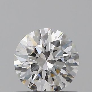 0.52 Carat Round D VVS1 EX IGI Natural Diamond