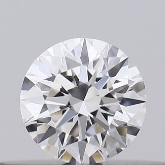 0.18 Carat Round D VS2 EX GIA Natural Diamond