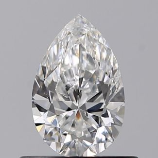 0.50 Carat Pear E SI1 - VG GIA Natural Diamond