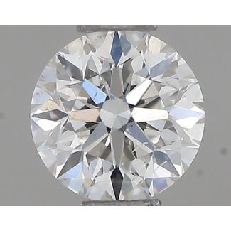 0.40 Carat Round G SI1 VG EX GIA Natural Diamond