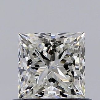 0.51 Carat Princess H VVS2 - EX VG GIA Natural Diamond