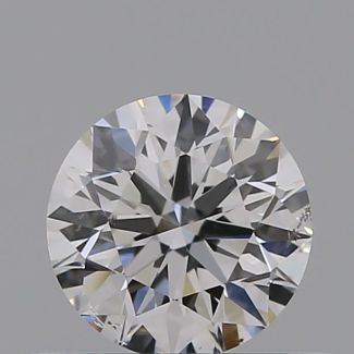 0.40 Carat Round D SI1 EX VG GIA Natural Diamond