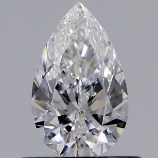 0.51 Carat Pear D SI1 - EX VG GIA Natural Diamond