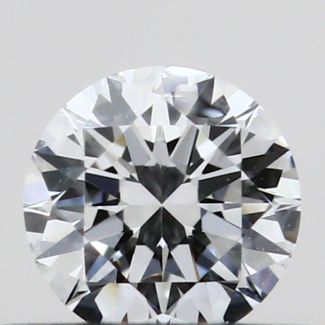 0.30 Carat Round D VVS2 EX GIA Natural Diamond