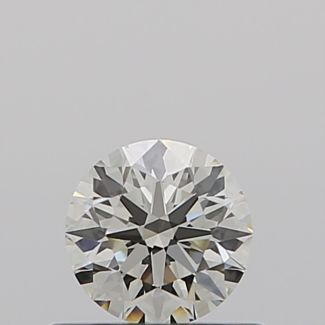 0.40 Carat Round K VVS2 EX GIA Natural Diamond