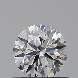 0.5 Carat Round D SI1 EX VG GIA Natural Diamond