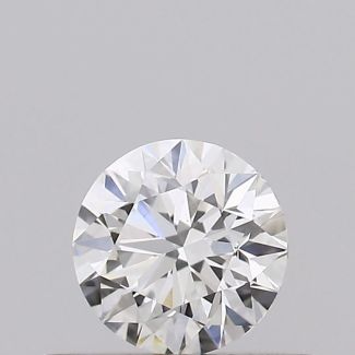 0.33 Carat Round F VS2 EX GIA Natural Diamond