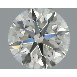 0.42 Carat Round H VS1 EX IGI Natural Diamond