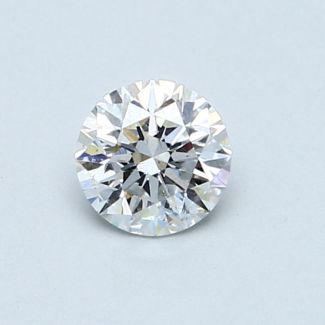 0.51 Carat Round D SI1 VG EX GIA Natural Diamond