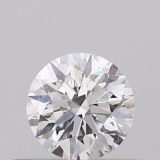 0.31 Carat Round F SI2 EX VG GIA Natural Diamond