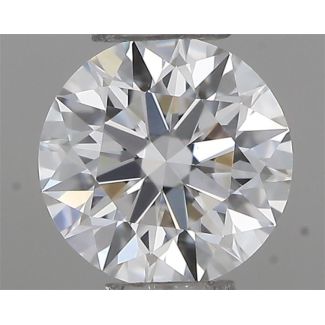 0.24 Carat Round E VVS1 EX GIA Natural Diamond