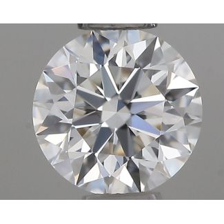 0.34 Carat Round G VVS1 EX GIA Natural Diamond