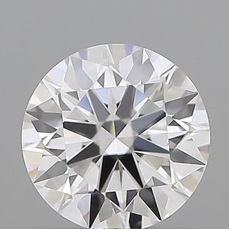 0.45 Carat Round D VVS1 EX GIA Natural Diamond