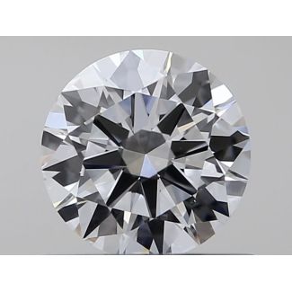 0.45 Carat Round D VVS2 EX GIA Natural Diamond