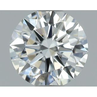 0.58 Carat Round G VVS2 EX GIA Natural Diamond