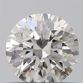 0.5 Carat Round G VVS2 EX IGI Natural Diamond