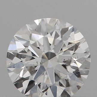 0.35 Carat Round F SI2 EX VG GIA Natural Diamond