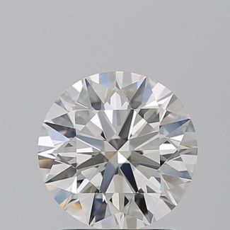 1.7 Carat Round H VVS1 EX GIA Natural Diamond